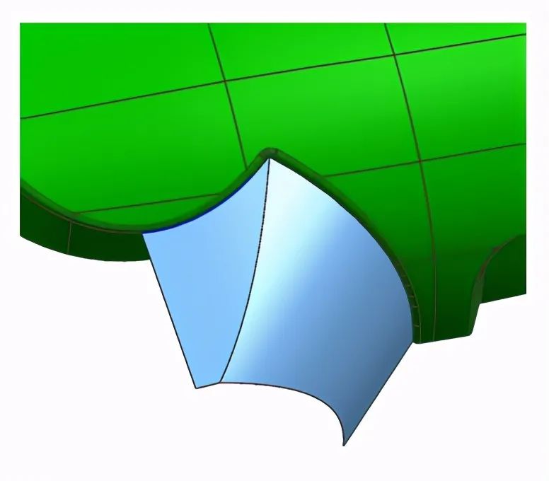 汽车模具转角分型面做法的图11